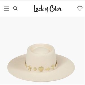 Lack of Color Seaside Boater Hat